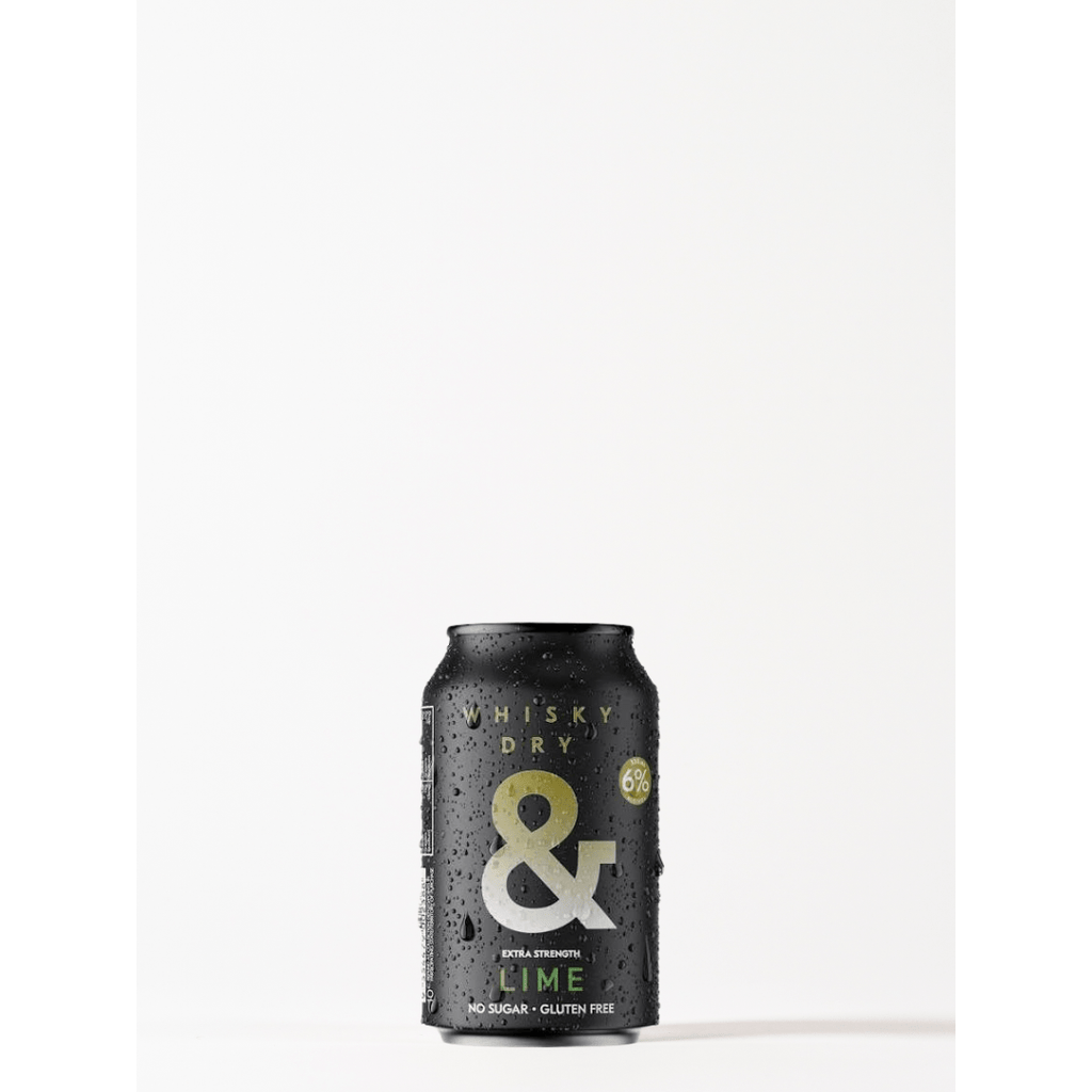 Ampersand Whiskey Dry Lime 16 Cans x 330ml